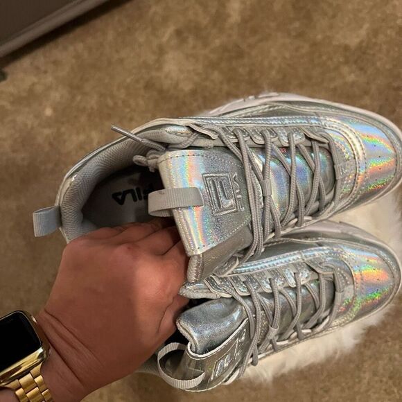 Fila holographic shoes y2k size 9 - Picture 4 of 9